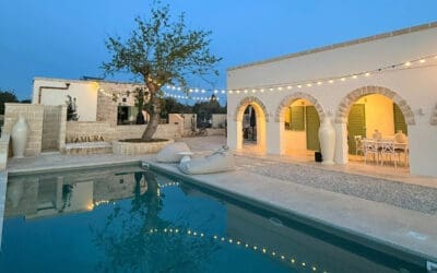 Villa Altamura, une lamia traditionnelle typique de la région des Pouilles.